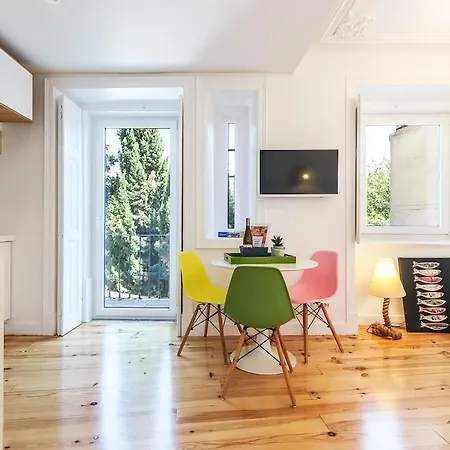 아파트 Campo De Ourique Modern Bright With Office *
